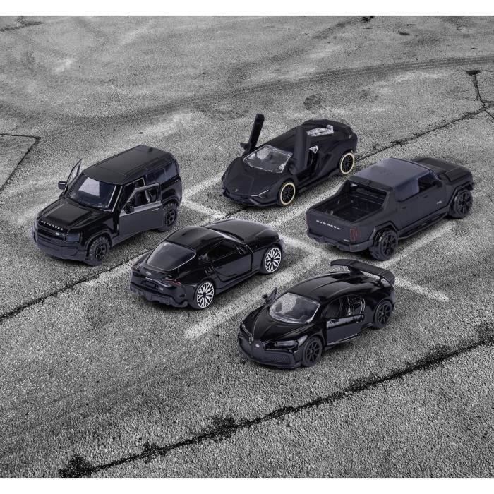 MAJORETTE  - Giftpack - Black Edition 5Pcs Giftpack - Véhicules a collectionner