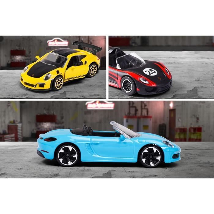 Coffret Discovery Porsche 20+2 Véhicules - MAJORETTE - 22 voitures Porsche métal dont 2 mysteres - Échelle 1/64 - Des 3 ans