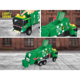 Camion Poubelle Volvo - MAJORETTE - Grand Série 19 cm - Échelle 1/43 - Portes ouvrantes, sons et lumieres - Des 3 ans