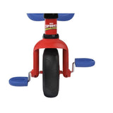 Smoby - Tricycle Be Fun - Spidey - Evolutif de 15 mois a 3 ans - Canne parentale réglable sur 3 positions - Ceinture de sécurité