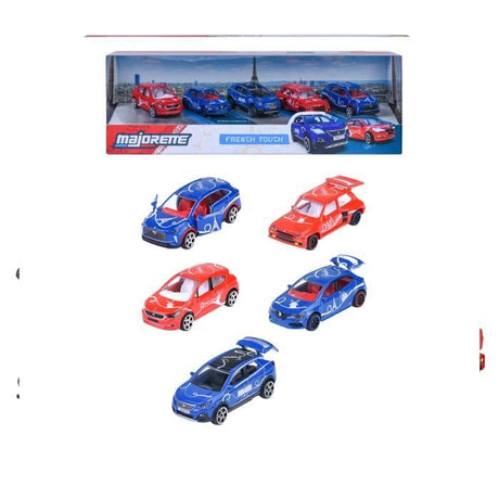 Coffret Cadeau 10 Véhicules City - MAJORETTE - Voitures de ville métal - Roues libres, suspensions - Échelle 1/64 - Des 3 ans