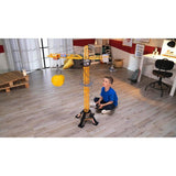 Grue filoguidée 120cm - DICKIE TOYS - Travaux publics - Tourne a 350° - Accessoires inclus