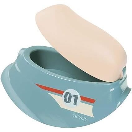 Porteur Scooter - Smoby - Bleu - Pour Bébé de 18 mois - Coffre a jouets sous le siege - L?64,5 x l34 x H47,5 cm