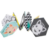 Livre tapis d'éveil - SOPHIE LA GIRAFE - 7 émotions - Textures variées - Recto verso noir et blanc