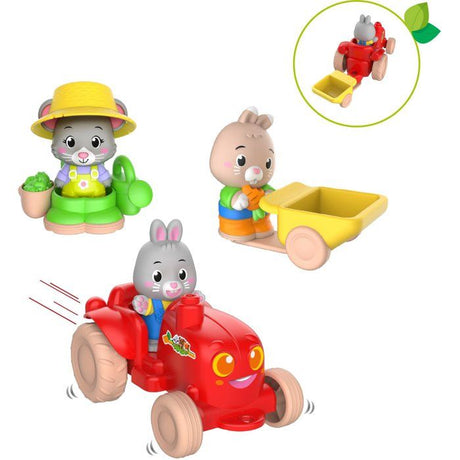Set d'accessoires - SOPHIE LA GIRAFE - Jardinier - Tracteur - Brouette - Tenue complete