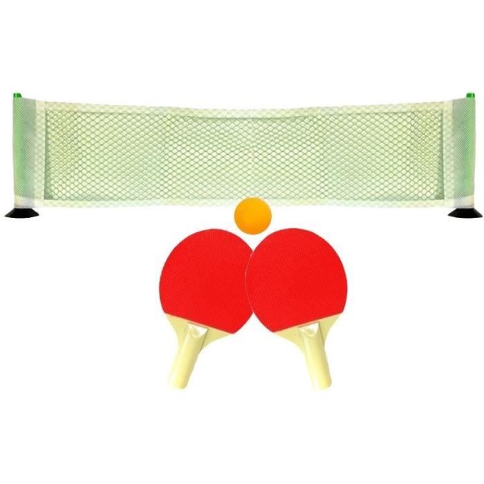 Mini Set de tennis de table - SPACE COURT - 2 mini raquettes + 1 balle