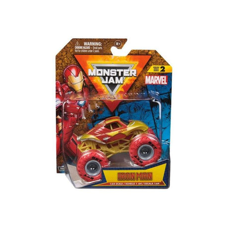 SPINMASTER Monster Jam - Véhicule Marvel Monster Truck die cast - Roues souples, suspensions - Modele aléatoire - Des 3 ans