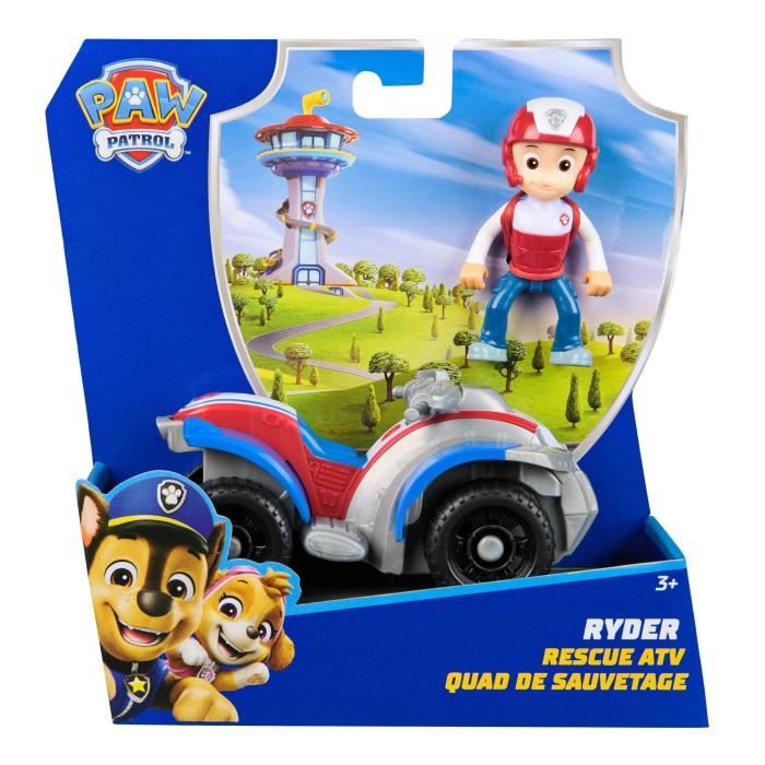 SPIN MASTER VEHICULE + FIGURINE RYDER La Pat' Patrouille