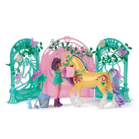 SPIN MASTER PLAYSET MINI POUPEE AVA ET LEAF COLOR REVEAL Unicorn Academy