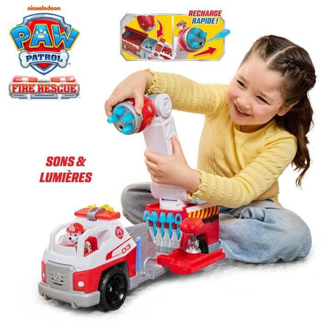 Camion de pompier + figurine Marcus - des 3 ans - Fire Rescue - La Pat'Patrouille