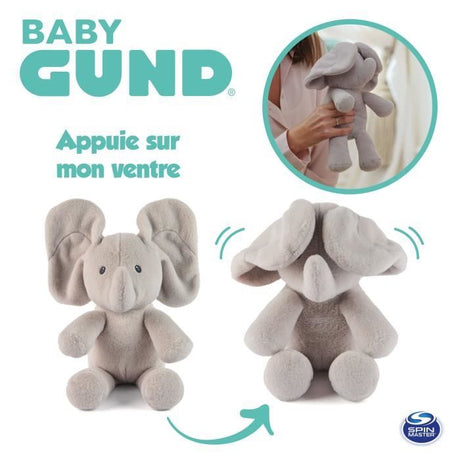SPIN MASTER CACHE-CACHE FLAPPY L'ELEPHANT Gund