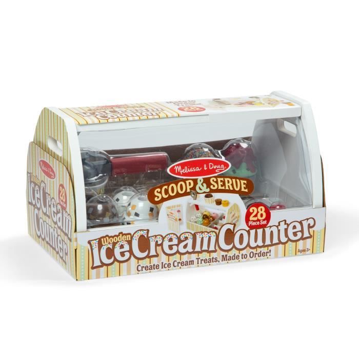 Jeu d'imitation - Distributeur de glaces - 28 pieces - des 3 ans - Melissa & Doug