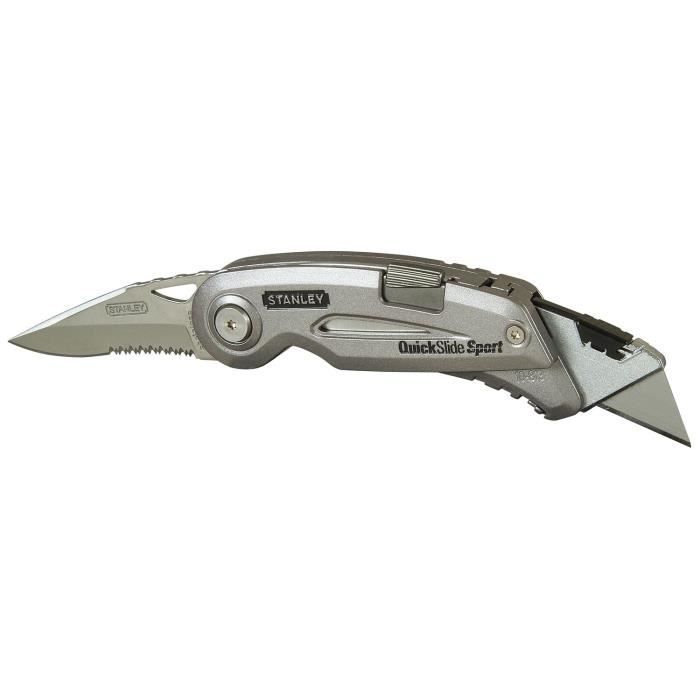 Couteau de poche - STANLEY - 0-10-814 -  multi-lames Quickslide