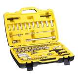 Coffret douilles 1/4 et 1/2 - STANLEY - FMMT82826-1 - cliquet et rallonge FATMAX - jeu de 81 pieces
