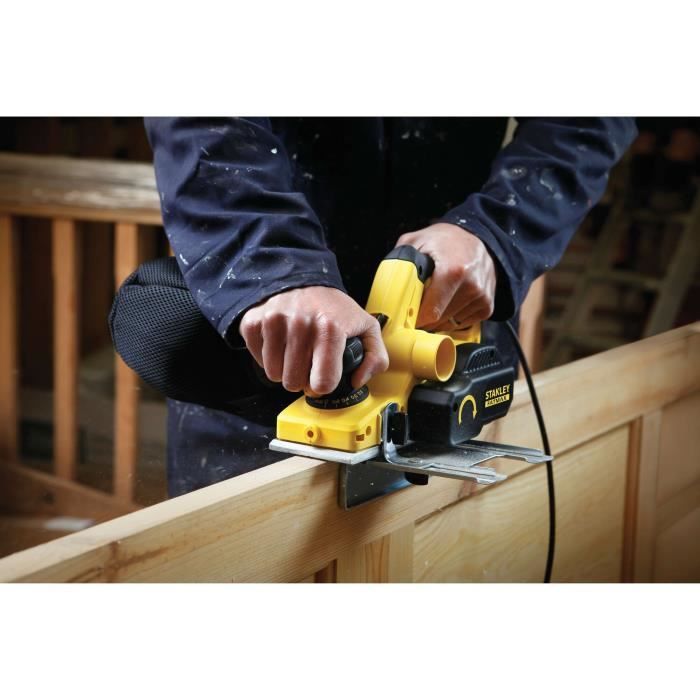Rabot électrique filaire - 750W - STANLEY FATMAX - FME630K-QS - Largeur de rabotage 82 mm