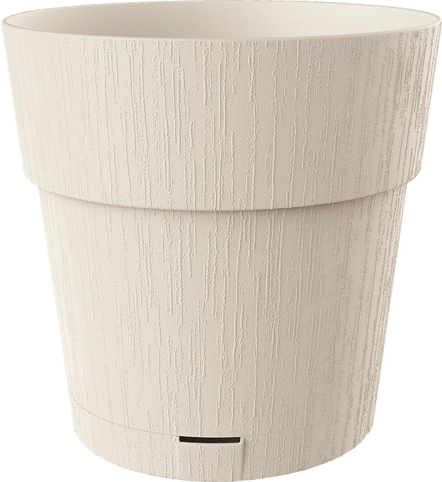 STEFANPLAST Pot de fleur ETHICA - 2 L - 40 x h39 cm - Avec réserve d'eau - Blanc