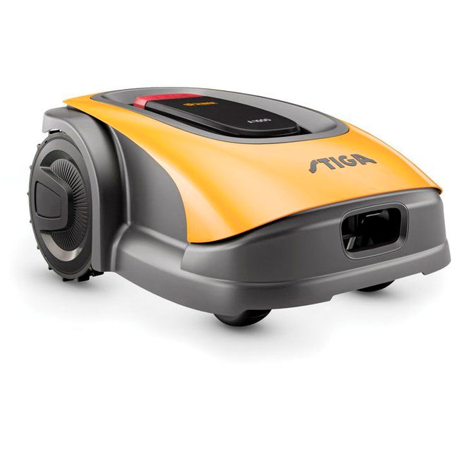 Robot tondeuse connecté sans fil périmétrique - STIGA - A 1000 - 100W - Largeur de coupe 18 cm - Jusqu'a 1400 m˛