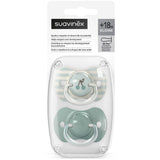 Lot de 2 sucettes symétriques - SUAVINEX - Birdies - SX Pro - 18 mois et plus - Vert