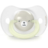 Lot de 2 sucettes symétriques - SUAVINEX - Night&Day Wild&Free - SX Pro - 0 a 6 mois - Gris