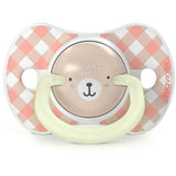 Lot de 2 sucettes symétriques - SUAVINEX - Night&Day Wild&Free - SX Pro - 0 a 6 mois - Rose