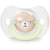 Lot de 2 sucettes symétriques - SUAVINEX - Night&Day Wild&Free - SX Pro - 0 a 6 mois - Rose
