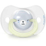 Lot de 2 sucettes symétriques - SUAVINEX - Night&Day Wild&Free - SX Pro - 0 a 6 mois - Bleu