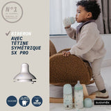 Biberon - SUAVINEX - Birdies - Tétine SX Pro L - 360 ml - 6 mois et plus - Vert