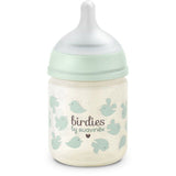 Biberon verre - SUAVINEX - Birdies - Tétine SX Pro XS - 120 ml - 0 a 3 mois - Vert