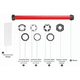 Moteur volet roulant radio + télécommande RM10MMB - SUPERROLLO - SR20915 - Diametre 60 mm - 10 Nm - Poids max tablier 22 kg