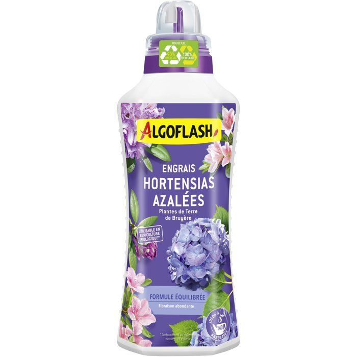 Engrais hortensias - ALGOFLASH - 1 L