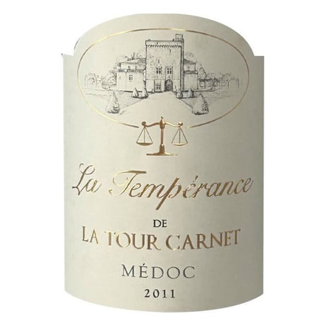 Château La Tour Carnet Cuvée La Tempérance 2011 Médoc - Vin rouge de Bordeaux