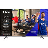 TCL 75P8K - TV QLED 75 (190 cm) - 4K UHD 3840x2160 - 144 Hz - Dolby Vision - Google TV  - 4xHDMI 2.1 - WiFi