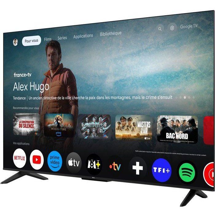 TCL 50T69C - TV QLED 50 (127 cm) - 4K UHD 3840x2160 - HDR10+ - Android TV  - 3xHDMI 2.1 - WiFi
