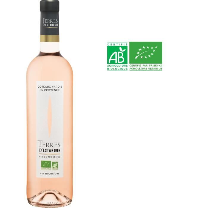 Estandon Terre d'Estandon Coteaux Varois en Provence - Vin rosé de Provence - Bio 2025