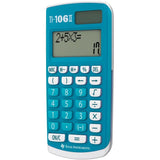 Calculatrice scientifique - TEXAS INSTRUMENTS - TI-106 II Solaire - Bleu