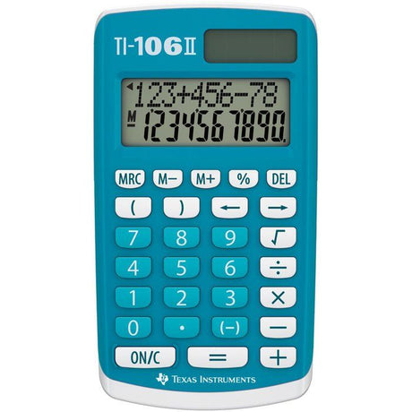 Calculatrice scientifique - TEXAS INSTRUMENTS - TI-106 II Solaire - Bleu