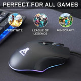Souris Gamer Filaire - The G-Lab - KULT HELIUM - RGB - 6400 DPI - 6 Boutons - Noir