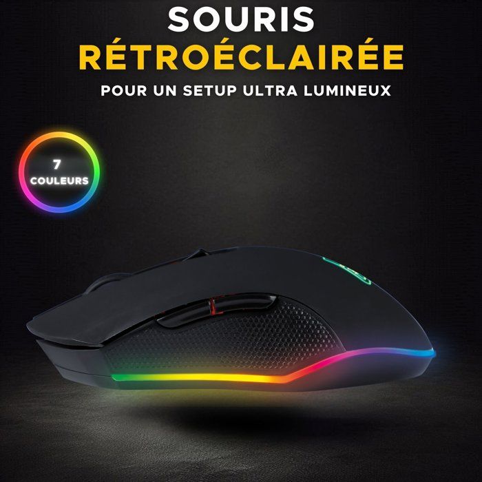 Souris gaming THE G-LAB Kult Helium Pro 12800 DPI