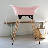 THERMOBABY KIT BAIGNOIRE VASCO Rose Poudré : baignoire + pieds + tuyau de vidange
