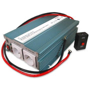 VConvertisseur de tension - THOMSON - 24V/220 V - Puissance 1200 W - Avec 2 prises secteur et télécommande avec fil de 4,80m