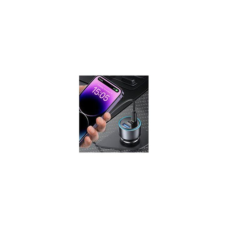 Chargeur voiture THOMSON-12/24V-95W total- 2x-USB-C:  PD 65W +  PD 30W+ USB-A QC 3.0 18W pour une charge rapide de vos appareils