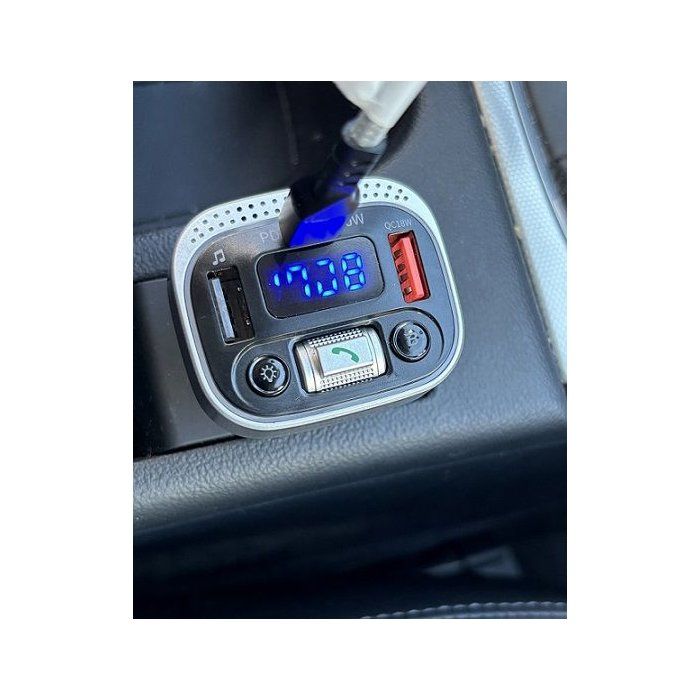 Transmetteur FM Bluetooth Version 5.4 - THOMSON - 12/24V - 48 W -QC 3.0 & PD 30W pour une charge rapide et efficace de vos appareils