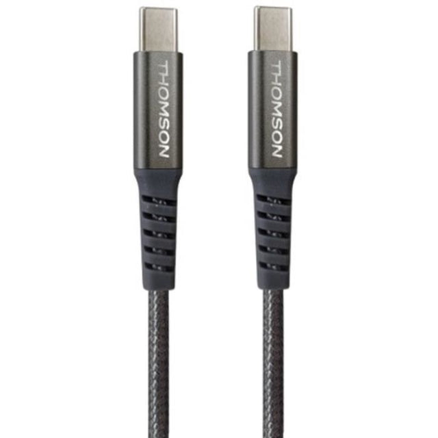 Câble THOMSON USB-C vers USB-C 100W - Charge rapide et transfert de données – Longueur 1,5m