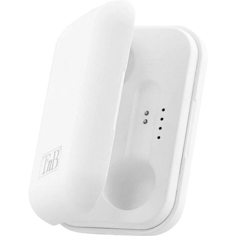Ecouteurs sans fil TWS - T'nb - Shiny - Boîtier de charge - Bluetooth - Autonomie 25h - Contrôle tactile - Blanc