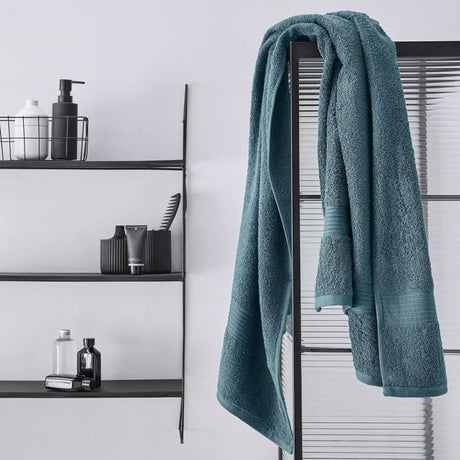 TODAY Essential - Maxi Drap de Bain - 90 x 150 cm - 100 % Coton - Paon