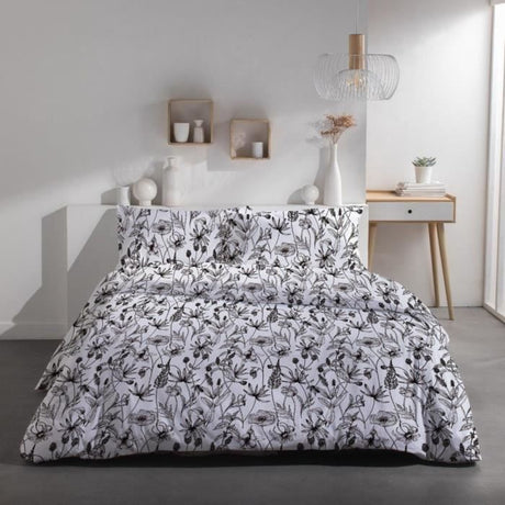 Parure de lit 2 personnes - TODAY - Sunshine 15.34 - 240 x 260 cm - 100% Coton imprimé