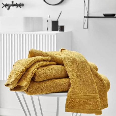 TODAY Essential - Maxi Drap de Bain - 90 x 150 cm - 100 % Coton - Ocre