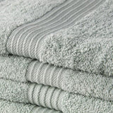 Lot de 10 Serviettes de Toilette - TODAY - 50 x 90 cm - 100 % Coton - Celadon