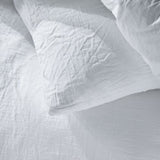 Parure de lit - TODAY - 123318 - 1 personne - 140x200 cm - Gaze de coton unie - Craie
