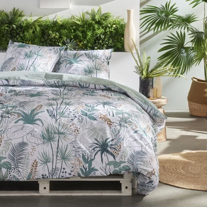 Parure de couette - TODAY - Sunshine 17.25 - 240x260cm - 2 personnes - Imprimée - Coton 57 fils